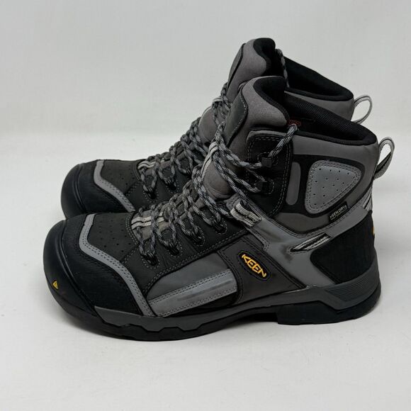 KEEN Utility Davenport 6” Waterproof 400G Composite Toe Work Boots Mens 9 D Gray main image 7